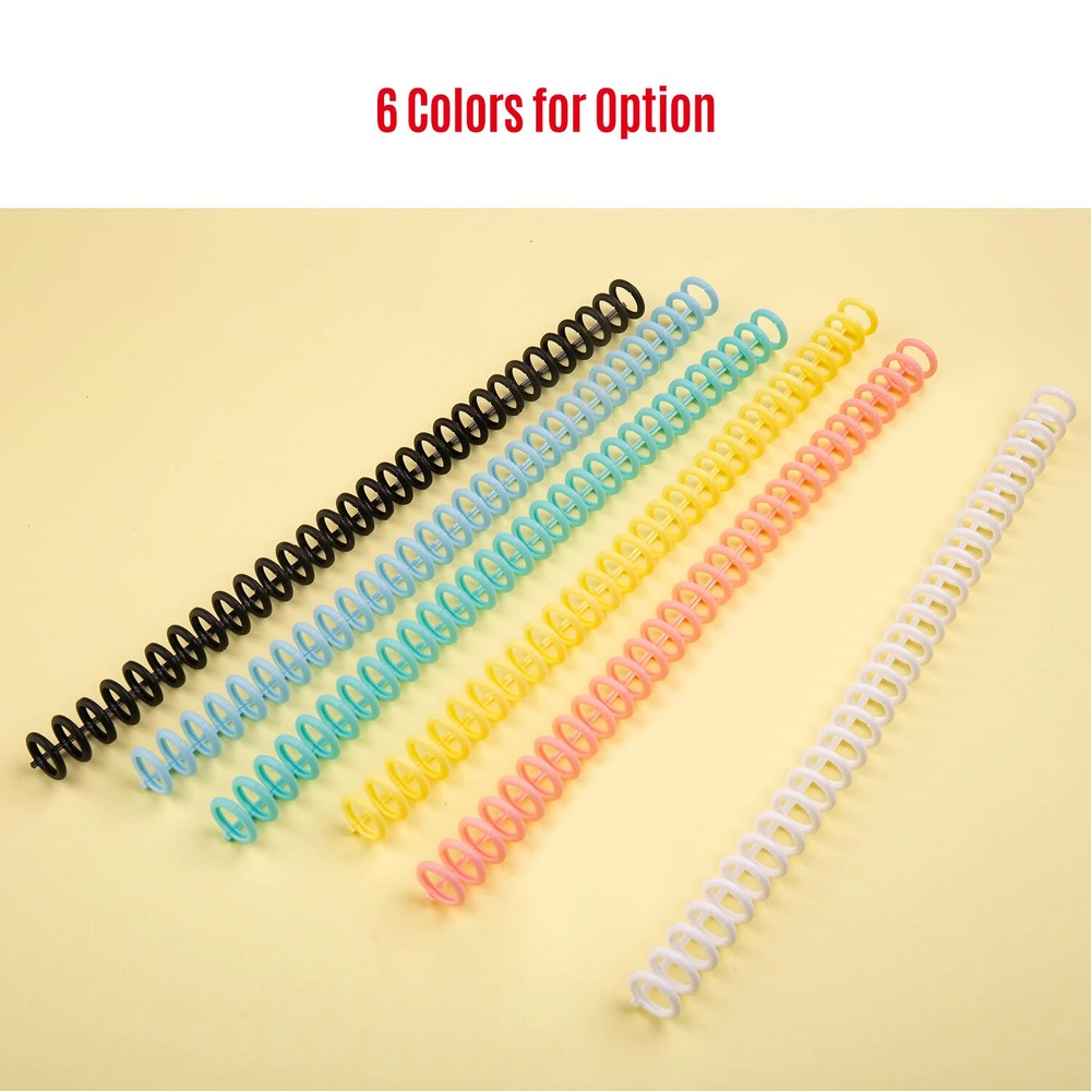 10pcs 30-Hole Loose Binders Ring Binding Spines Combs 85 Sheets Capacity