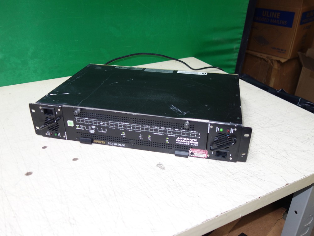 Evertz 5601ACO2 Automatic Changeover for 5601MSC Master Clock/Sync Generator