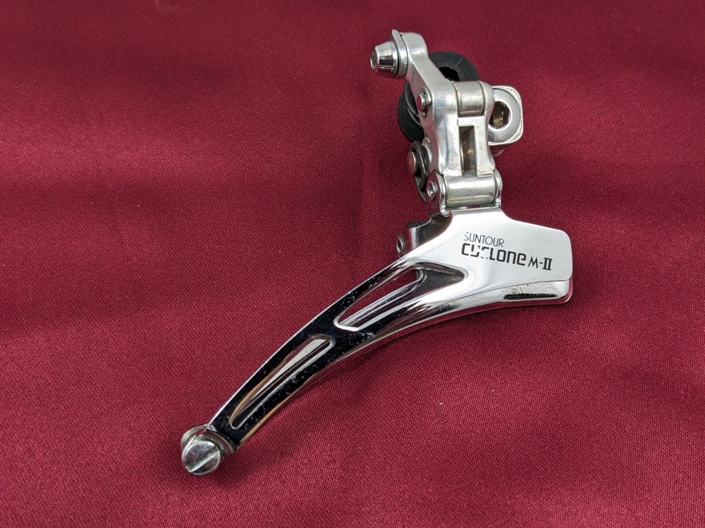 Suntour Cyclone M-II Front Derailleur Bottom Pull Double M2 NOS OPTIONS