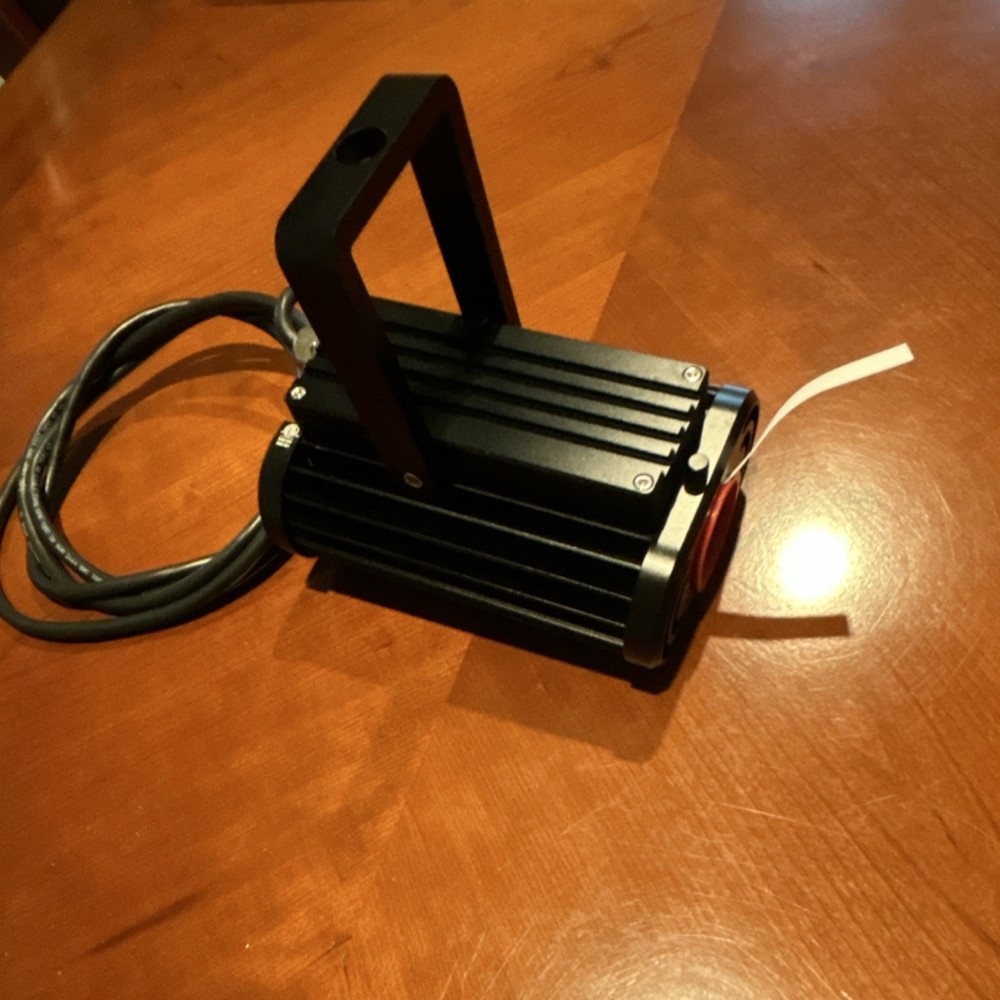 GOBO Rosco image spot projector with Mounting Bracket, & Cable