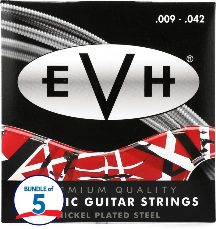 EVH Premium Electric Guitar Strings - .009-.042 (5-pack)