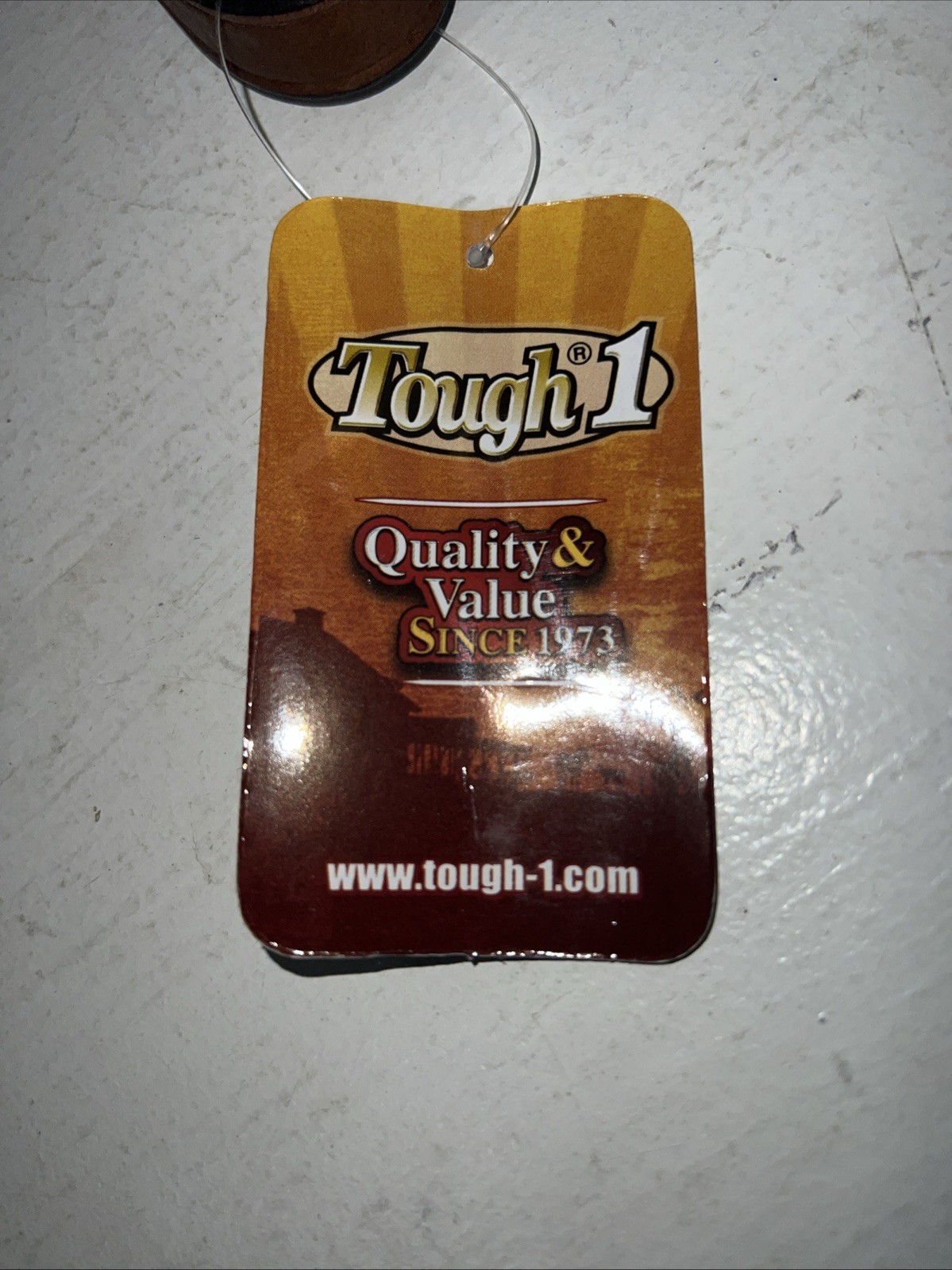 New Tough 1 Brown Leather Fully Adjustable Curb Strap #52-575 FF-25