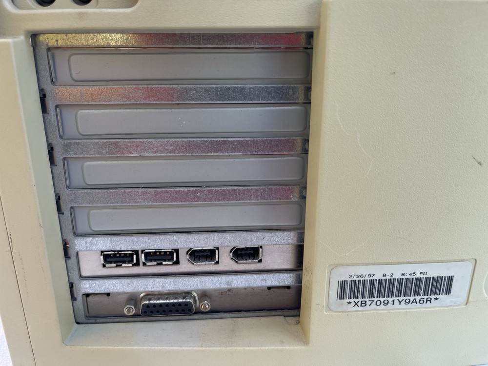 Vintage Apple Power Macintosh 9600/200 Workstation Computer M5433 Untested