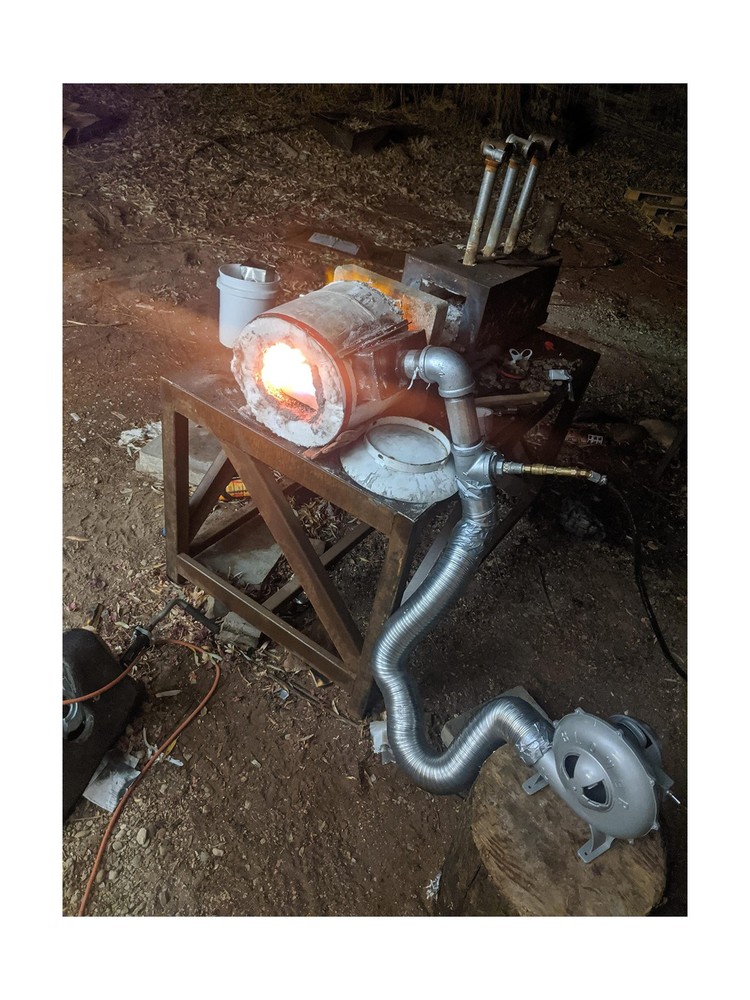 Blacksmith Forge Blower Farriers Big Scale Coal Forge Electric Blower (Outlet...