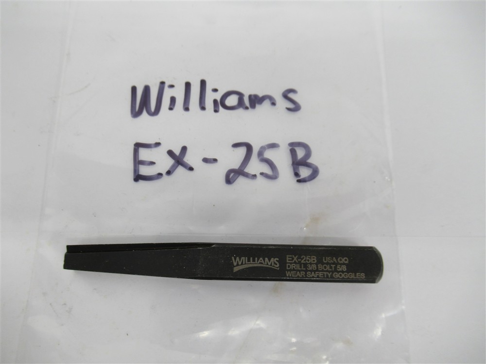 Williams EX-25B , 3/8" Straight Fluted Screw Extractor