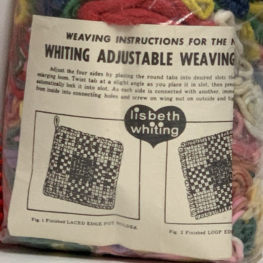 Vintage Loom & Loop & Hook Extra Loops Christmas Eve Nostalgic Analog Activity