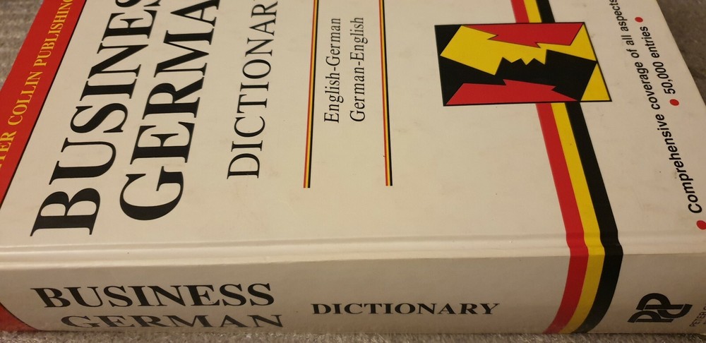 Business German Dictionary Collins 1994 PB