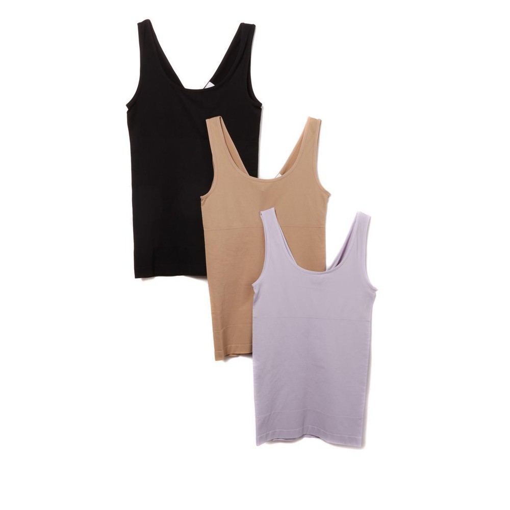 Yummie 3-pack Seamless 2-Way Shaping Tank