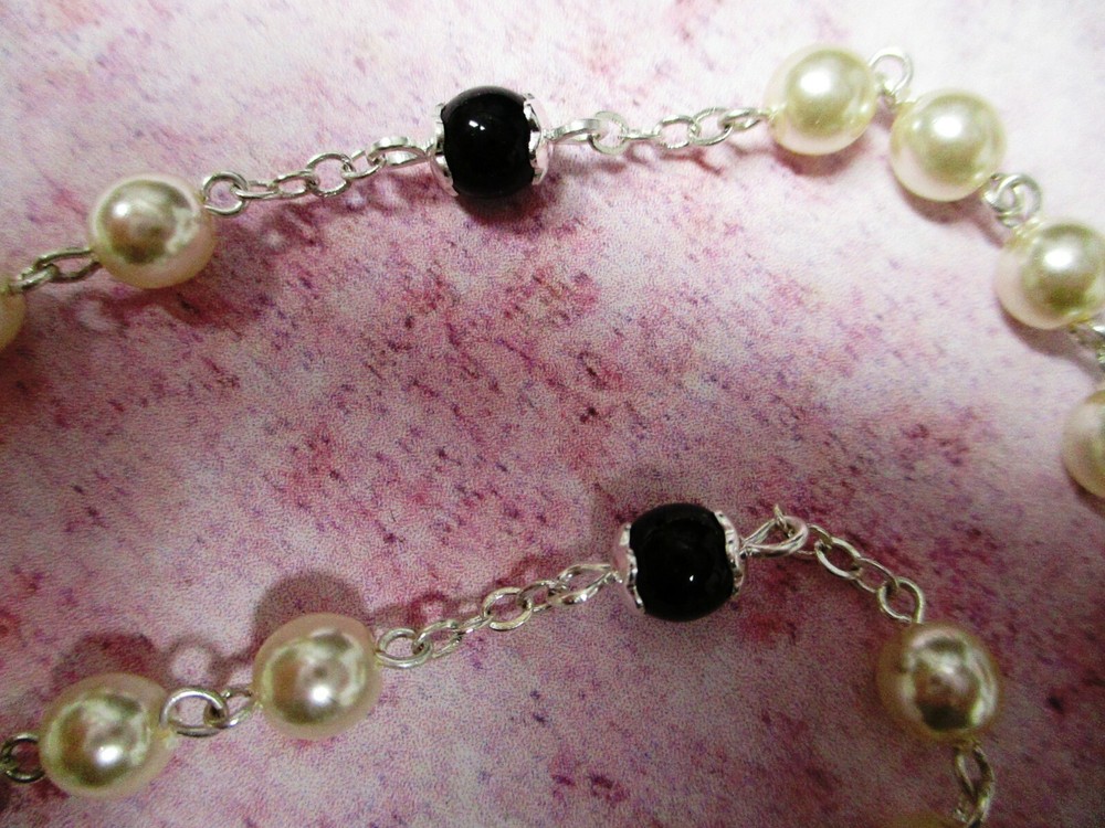 6 mm Pearl Coated Beads - Our Lady - Rosary