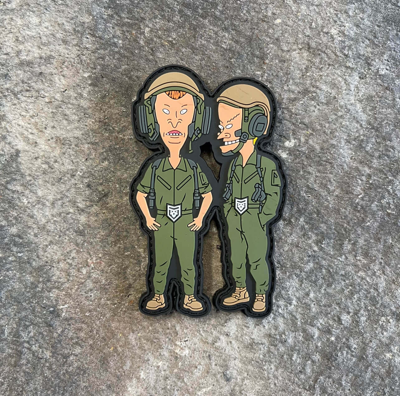 Beavis and Butthead Tankers PVC Morale Patch