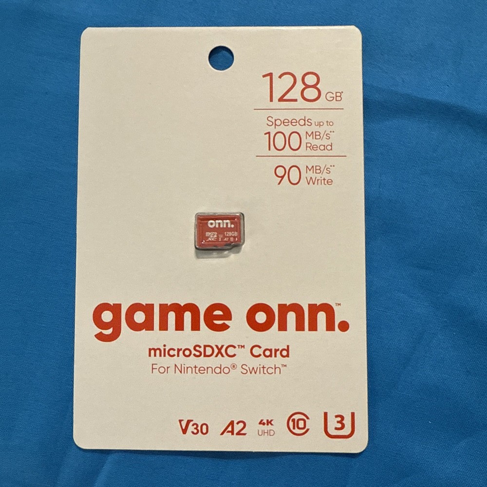 NEW onn. 128 GB MicroSDXC Memory Card for Nintendo Switch | Universal Android
