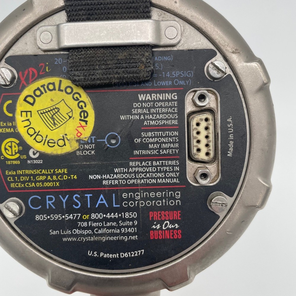 Crystal Engineering XP2i 5000 PSI Digital Test Gauge DataLoggerXP Enabled