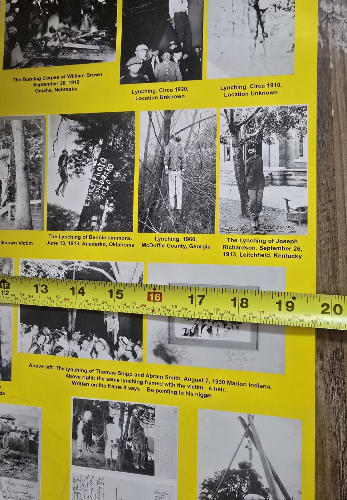 Black History Poster, African-American History 2003 Printing Brooklyn