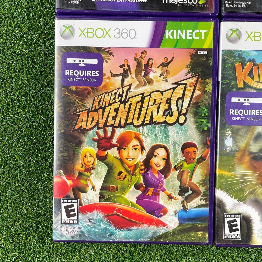 Microsoft Xbox 360 Kinect Sensor Bundle 4 Games Tested Working