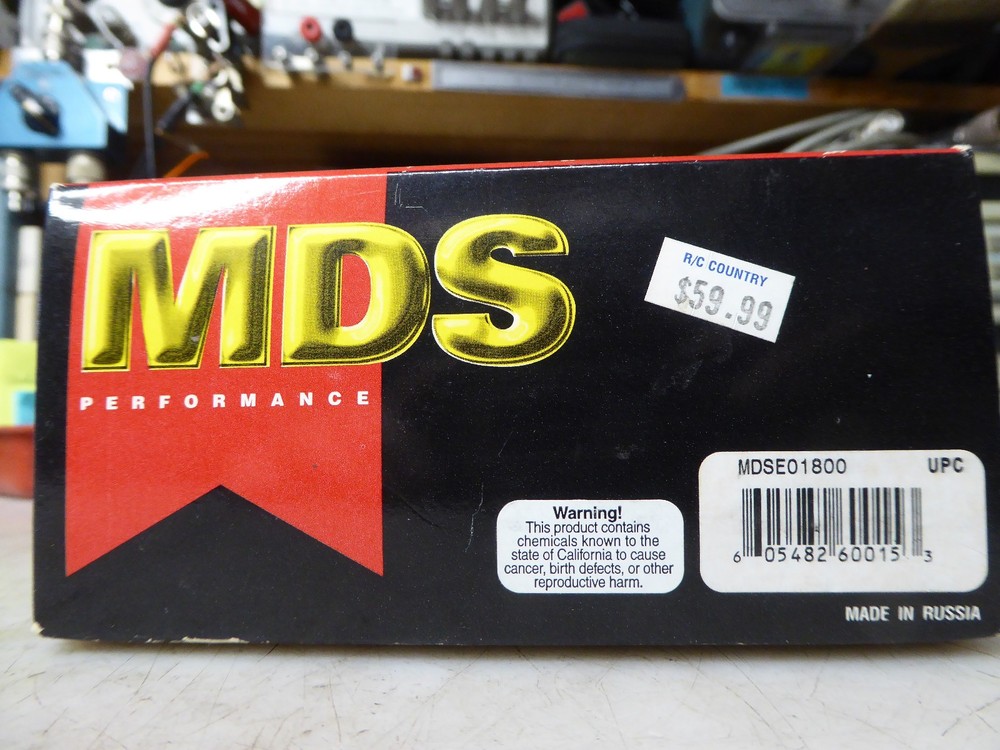 MDS 18 Pro Series RC Engine with muffler,box & paperwork