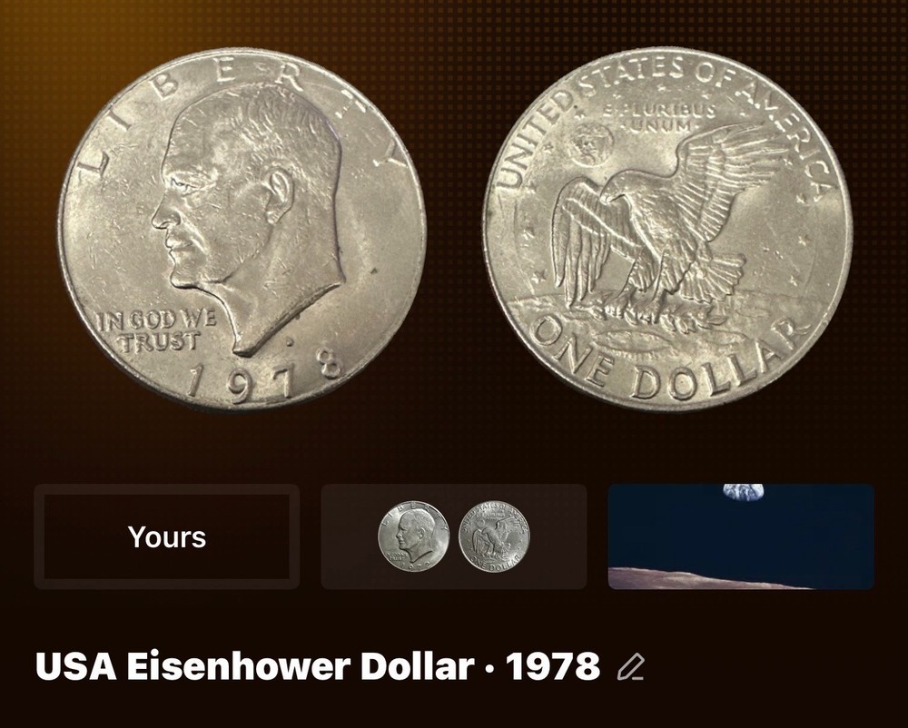 🔥 🔥 1978 Eisenhower One Dollar- No Mint Mark🔥 🔥