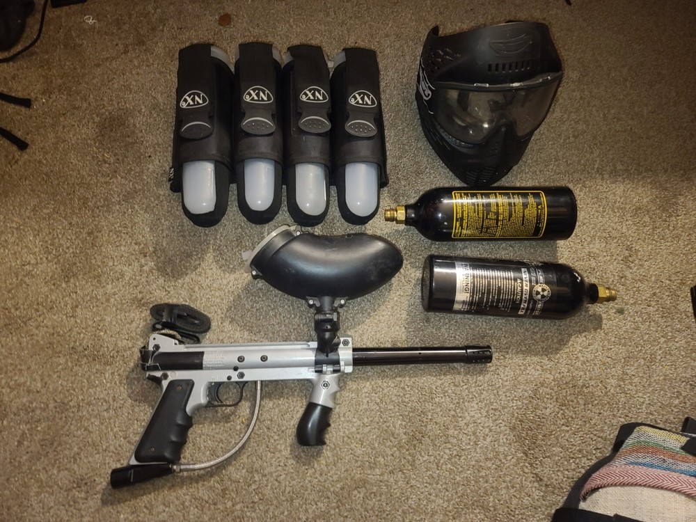 Tippmann 98 Custom Paintball Gun Setup