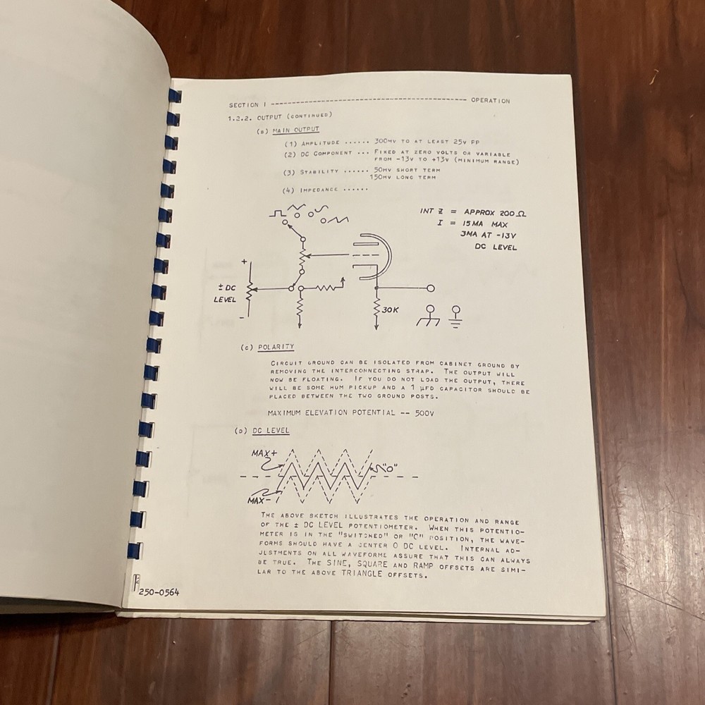 Exact Type 250 Instruction Manual 1962