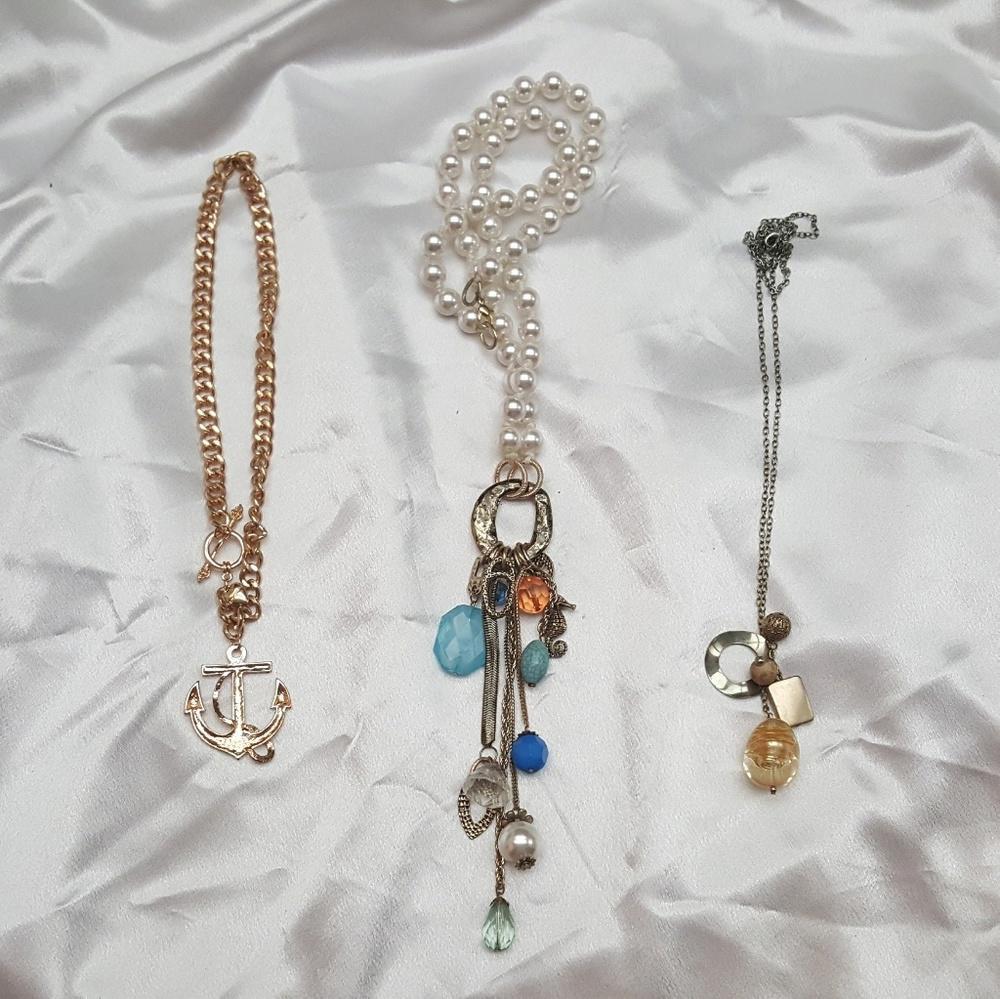 Nautical Ocean Necklace Bundle