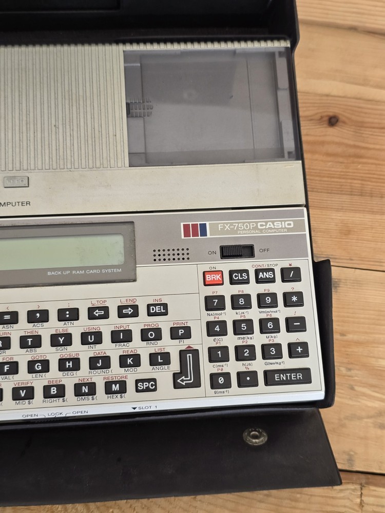 The Casio FX-750P computer FA-20 Printer For ❗️❗️❗️ Parts Not Working