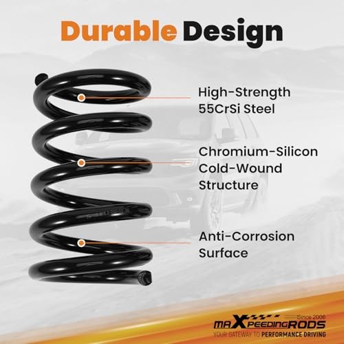 maXpeedingrods 3” Front Lowering Spring for Dodge Ram 1500 2002-2008 3" Front