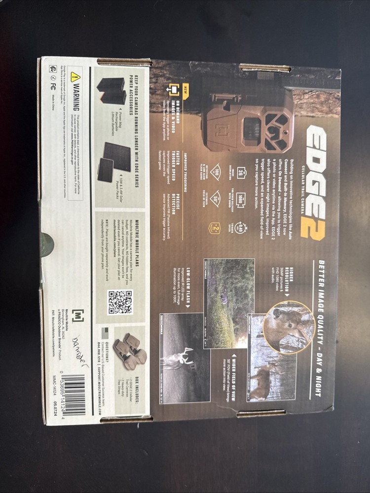 Moultrie Mobile Edge2 Cellular Trail Camera 2 Pack Kit