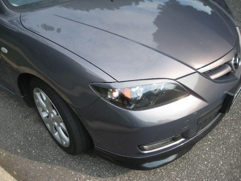 Eyelids eyebrows FRONT headlight light brows Trim for MAZDA 3 SEDAN no hatchback