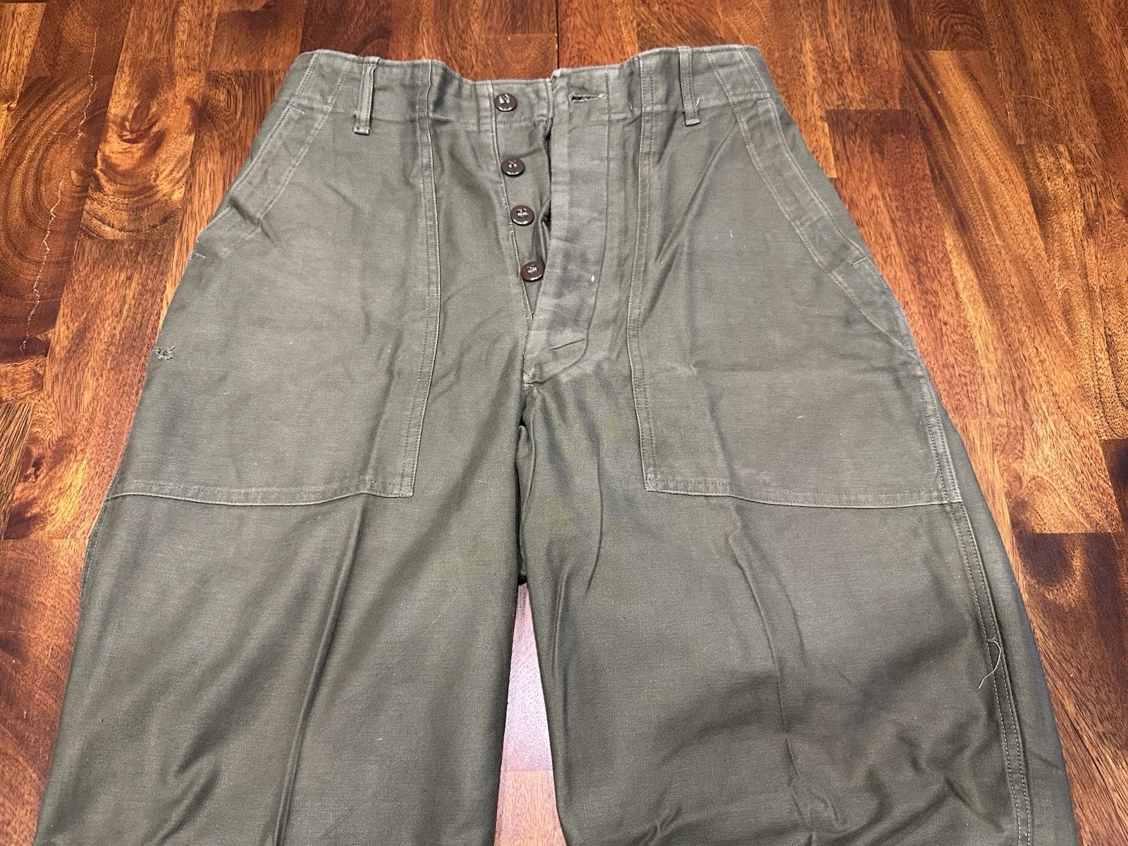 Korean War Era Fatigues HBT Herringbone Twill Shirt + Trousers & Belt