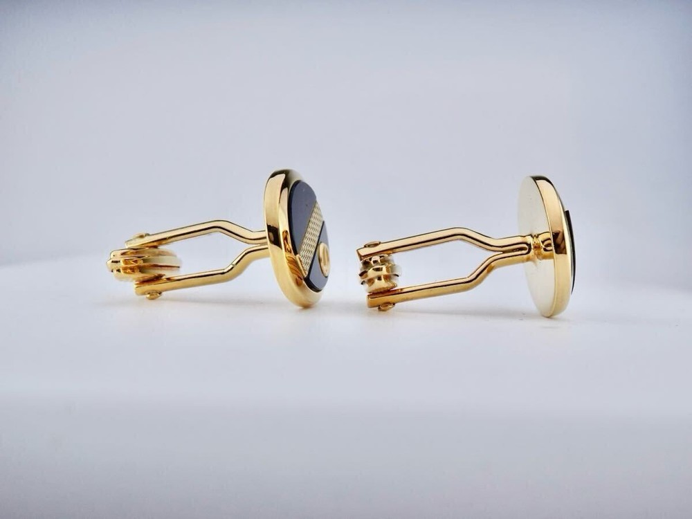 Dunhill Onyx Cufflinks