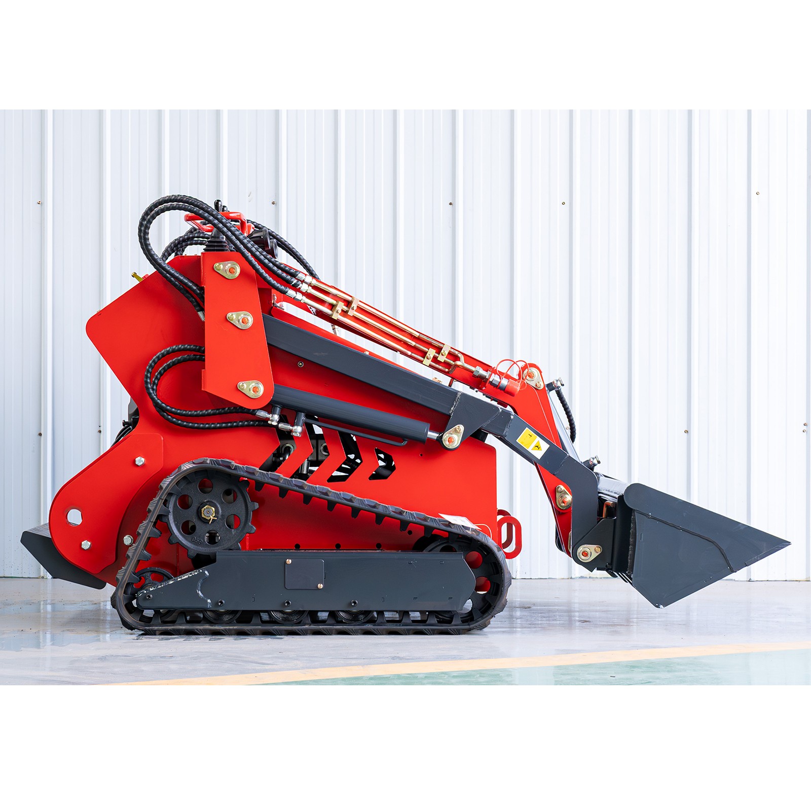 480 2645Lbs Tracked EPA 23HP 13GPM Mini Skid Steer 3-Pumps FREE SHIP Unloading