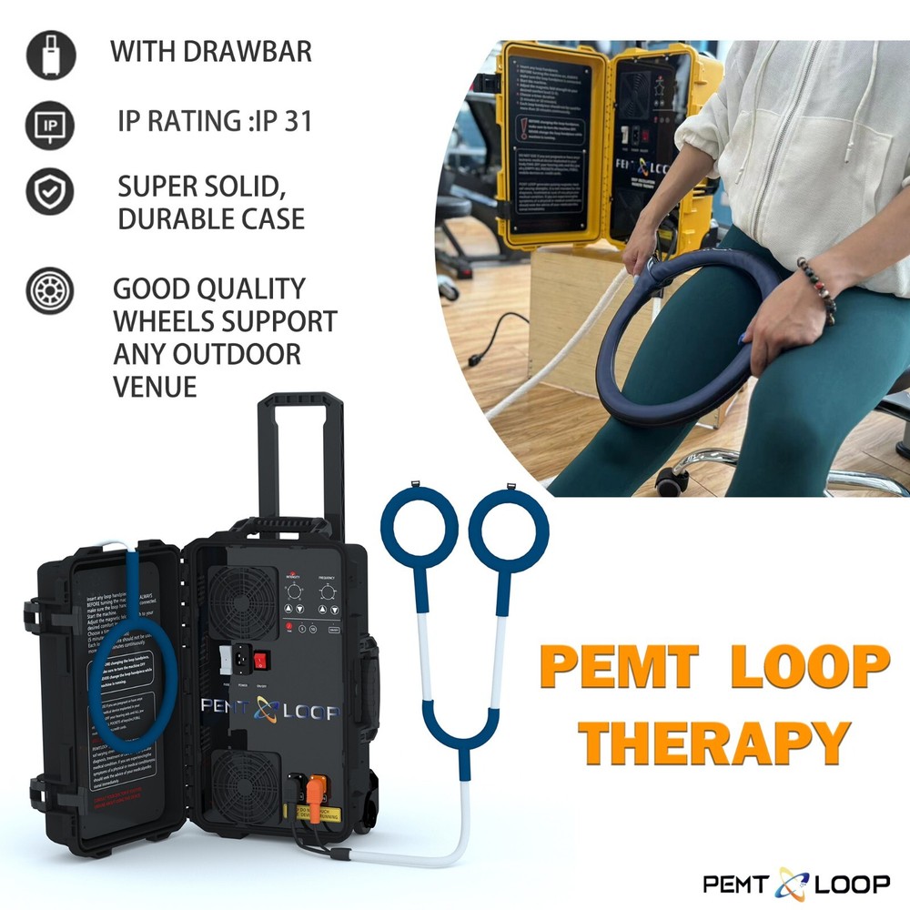 PEM Pmst Loop Physio Magneto Therapy Relax Massage Device with Large Double Loop