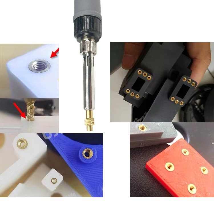 ERHT Heat Set Insert tip Tool Vertical Pressing heat set insert tool