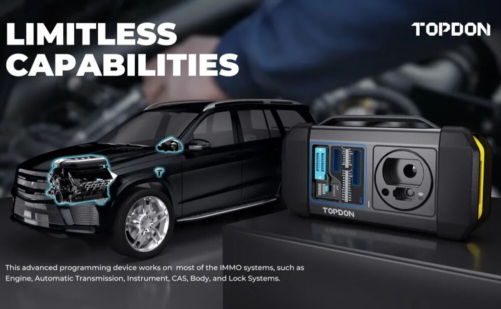 USA TOPDON T-Ninja Box Professional Car Diagnostic Scanner Key Coding Programmer