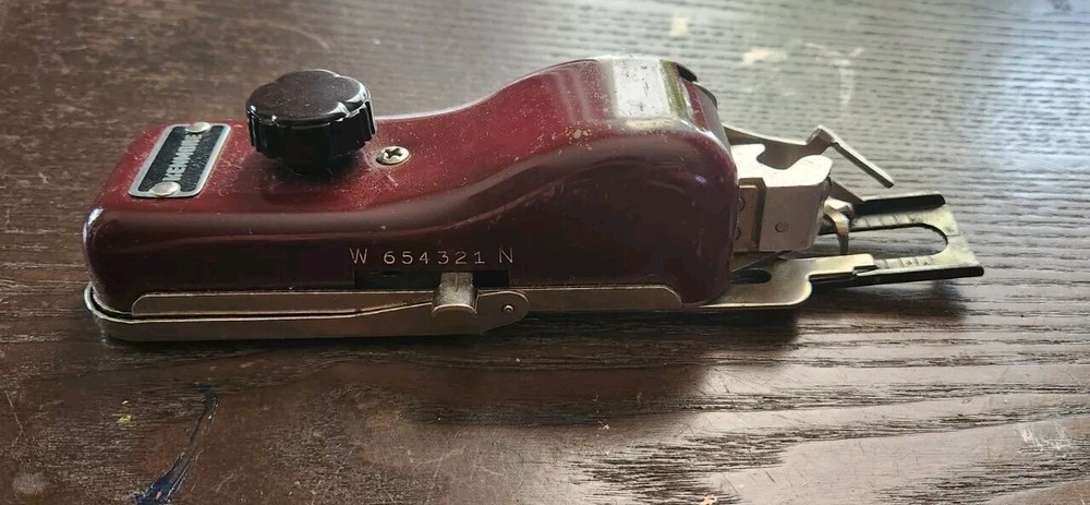Kenmore Vintage Tailor Buttonholer Tool Red For Handmade Clothes