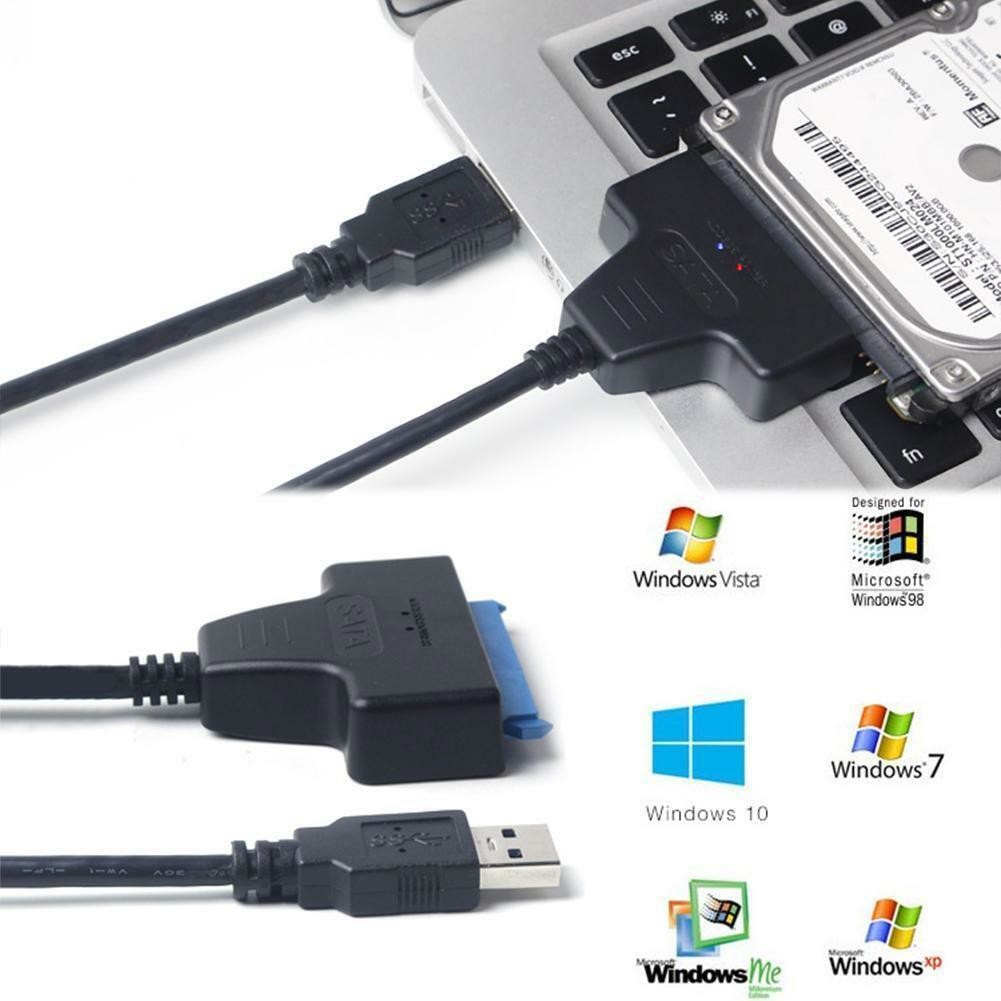 USB 3.0 to 2.5" SSD SATA III Hard Drive Adapter Cable UASP SATA HDD to USB 3.0