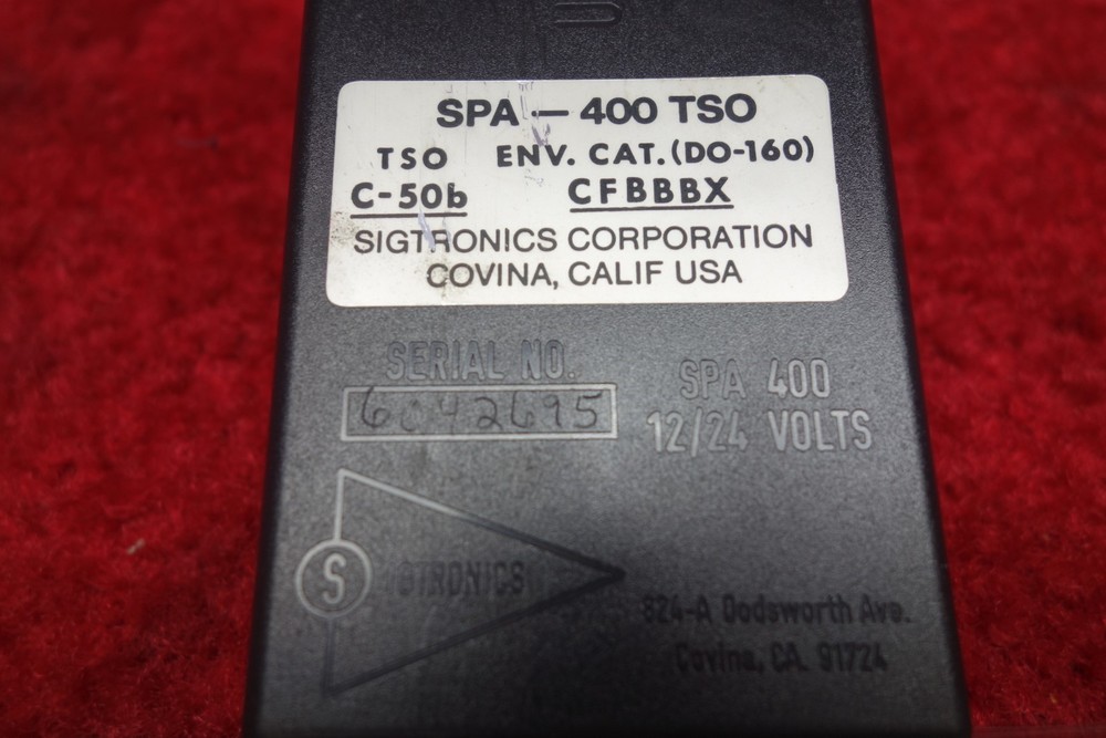 Sigtronics SPA-400 Intercom 12/24V