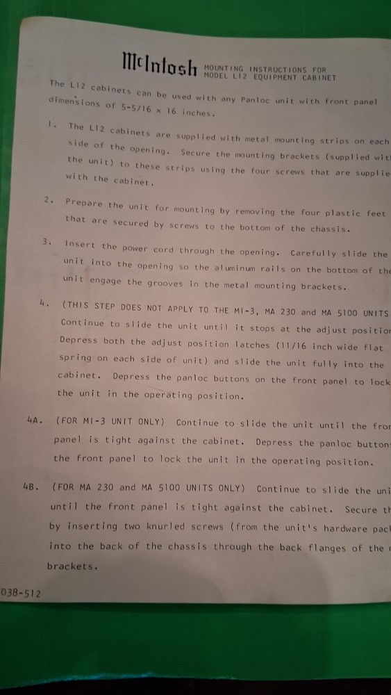 McIntosh L 12 Original box