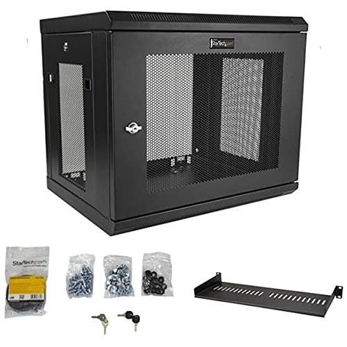 StarTech 9U Wall-Mount Server Rack Cabinet - 15" Deep