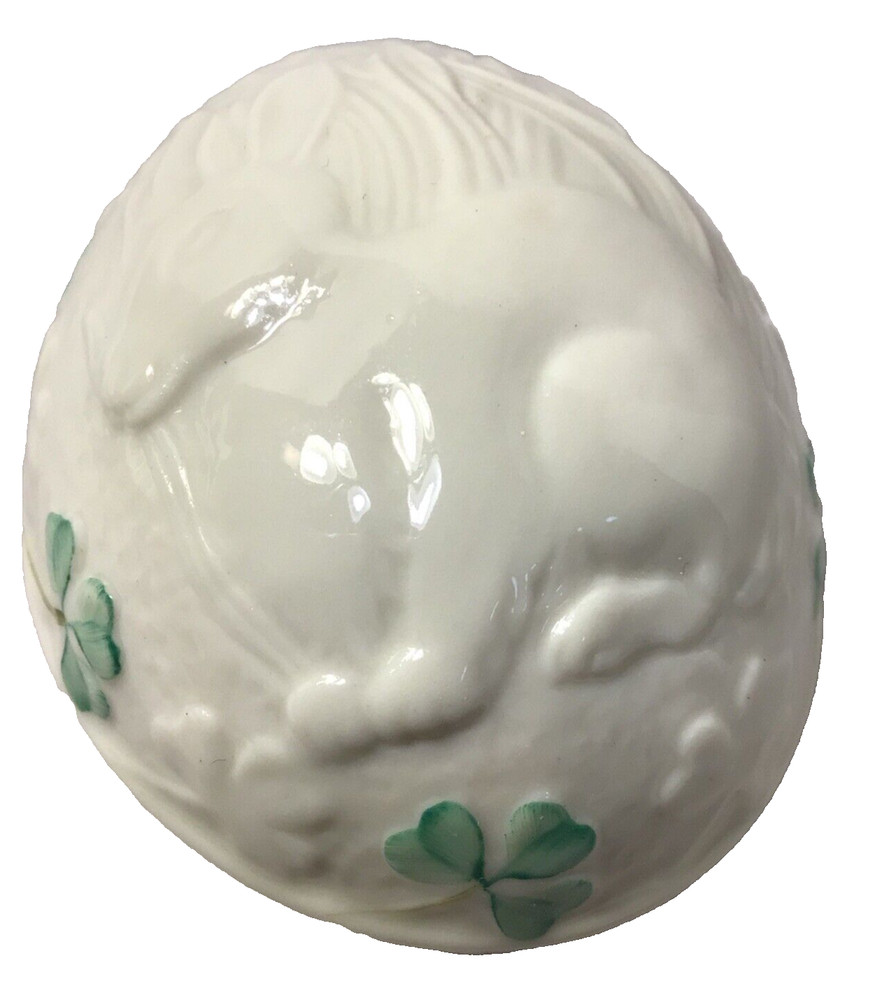 BALEEK "BUNNY" EGG TRINKET BOX - 2193