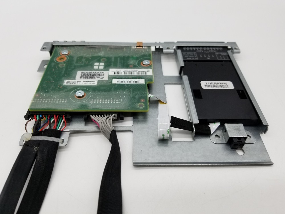 HP Proliant Front I/O Control Panel 654071-001 w/ Cables and Bracket