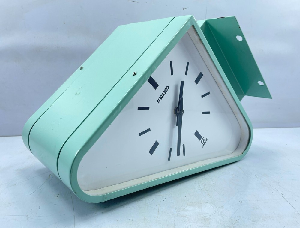 MC-018 Seikosha MC-271 Both Side Dialer Slave Clock Vintage Triangular Secondary