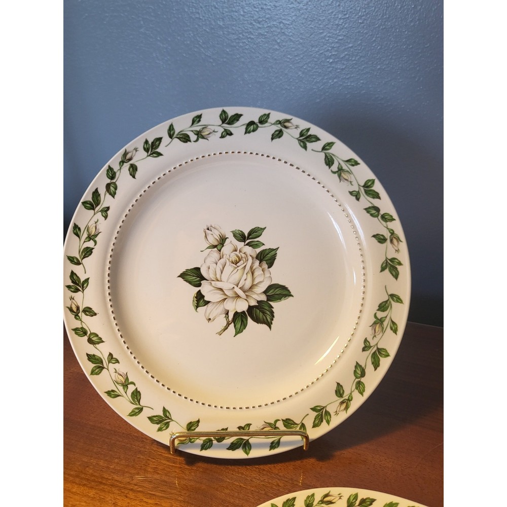 Hall China Cameo Rose 5 pc Place Setting