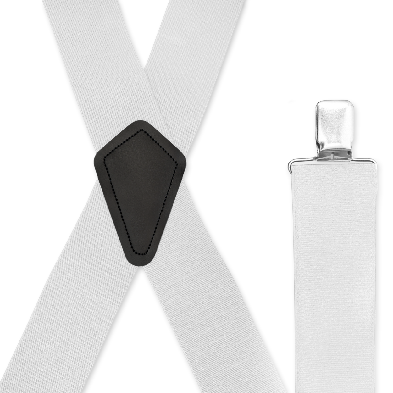 Men's Suspenders - Strong Clips, Many Colors, X Style 1.5" & 2", USA Made