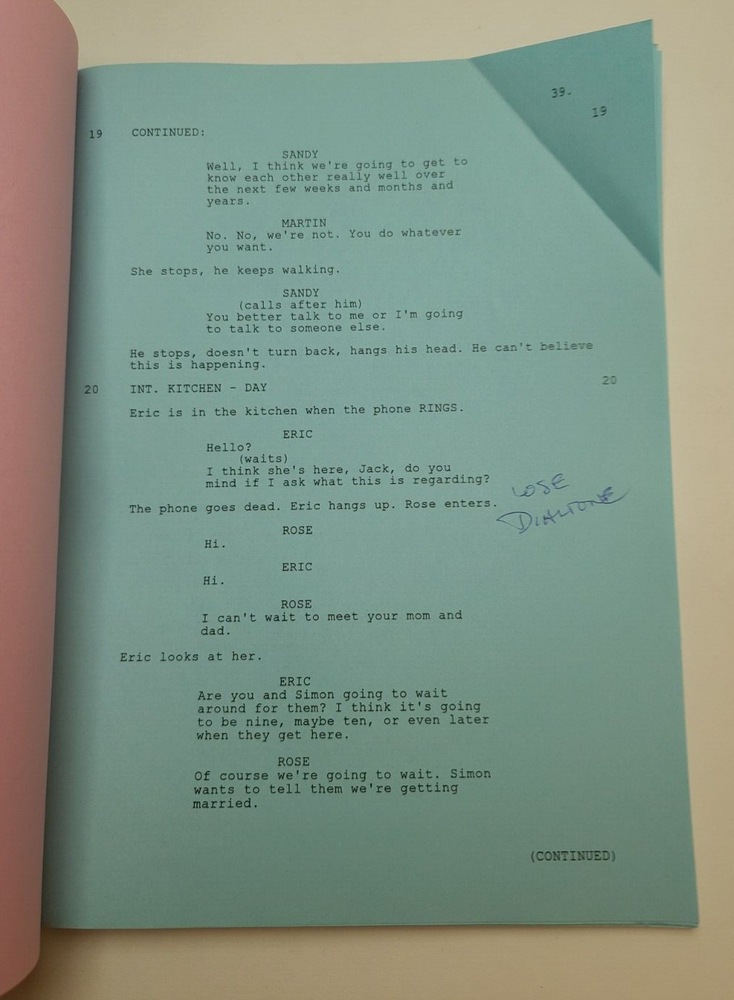 7TH HEAVEN / Brenda Hampton 2005 TV Script, Beverley Mitchell "It's Late"