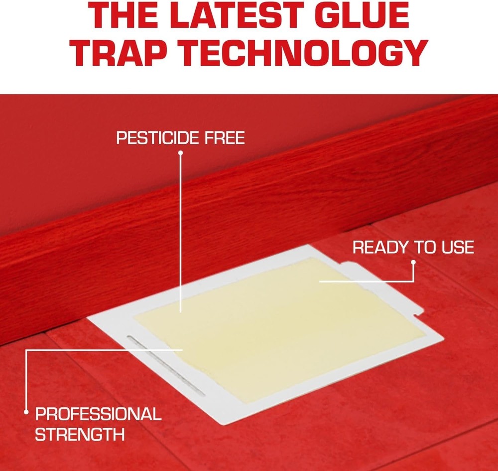 Ready-to-Use Glue Boards with Eugenol - Effective Pest Control Solution, 4 Pack