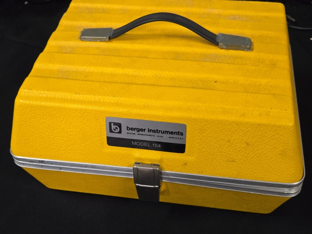 Berger Instruments Surveying Transit Level Model 154 12" Dumpy Level in Case