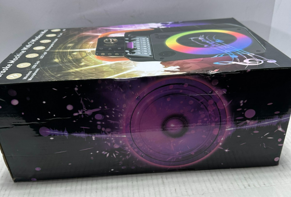 Karaoke Machine with 2 Wireless Mics