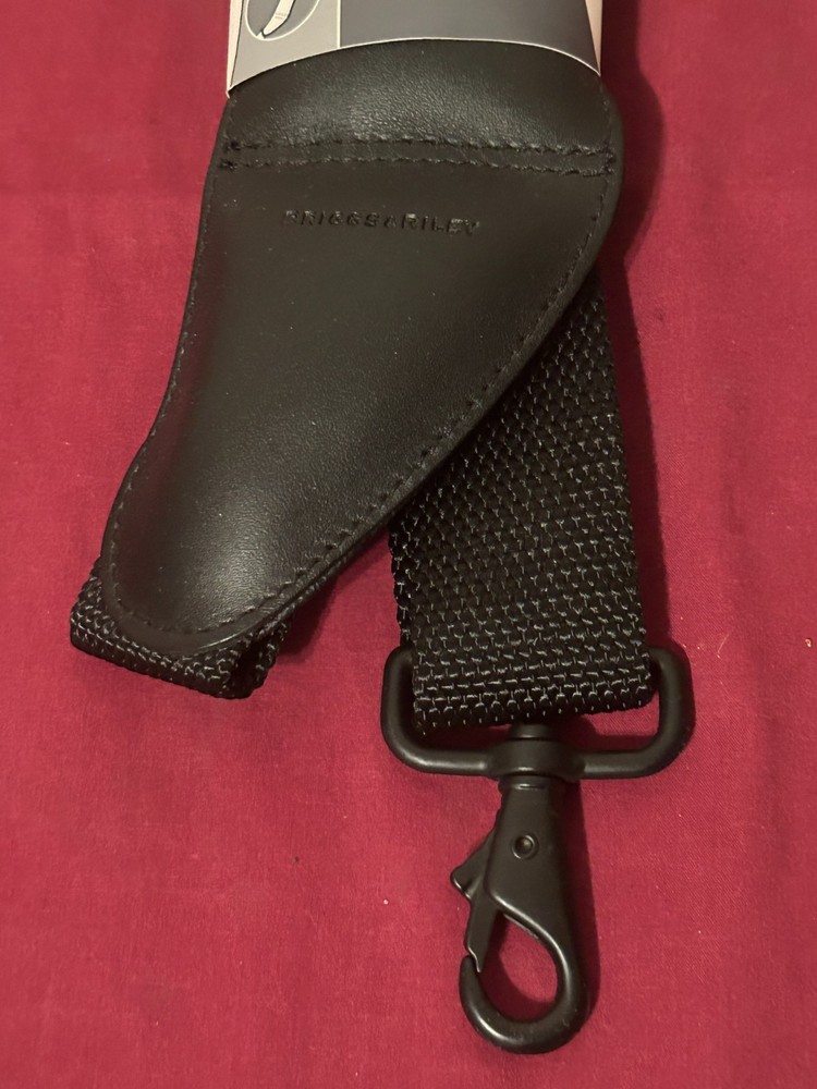 Briggs & Riley Travelware Replacement Flex Wing Shoulder Strap Blk Nylon Padded