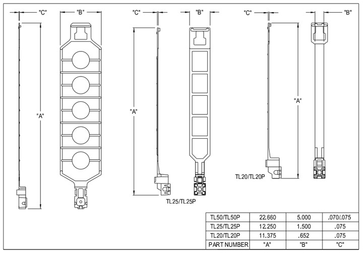 Arlington® TL20 LOOP® 2-inch Cable Support Hangers, 100 Pack