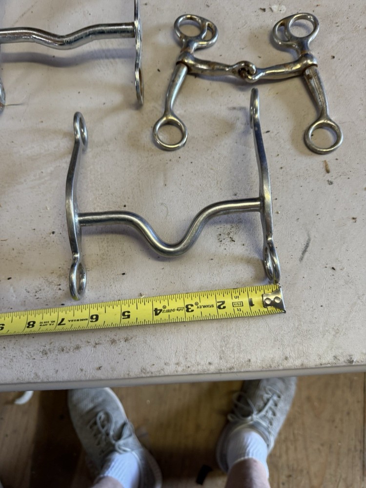 horse bits used lot 3 Misc